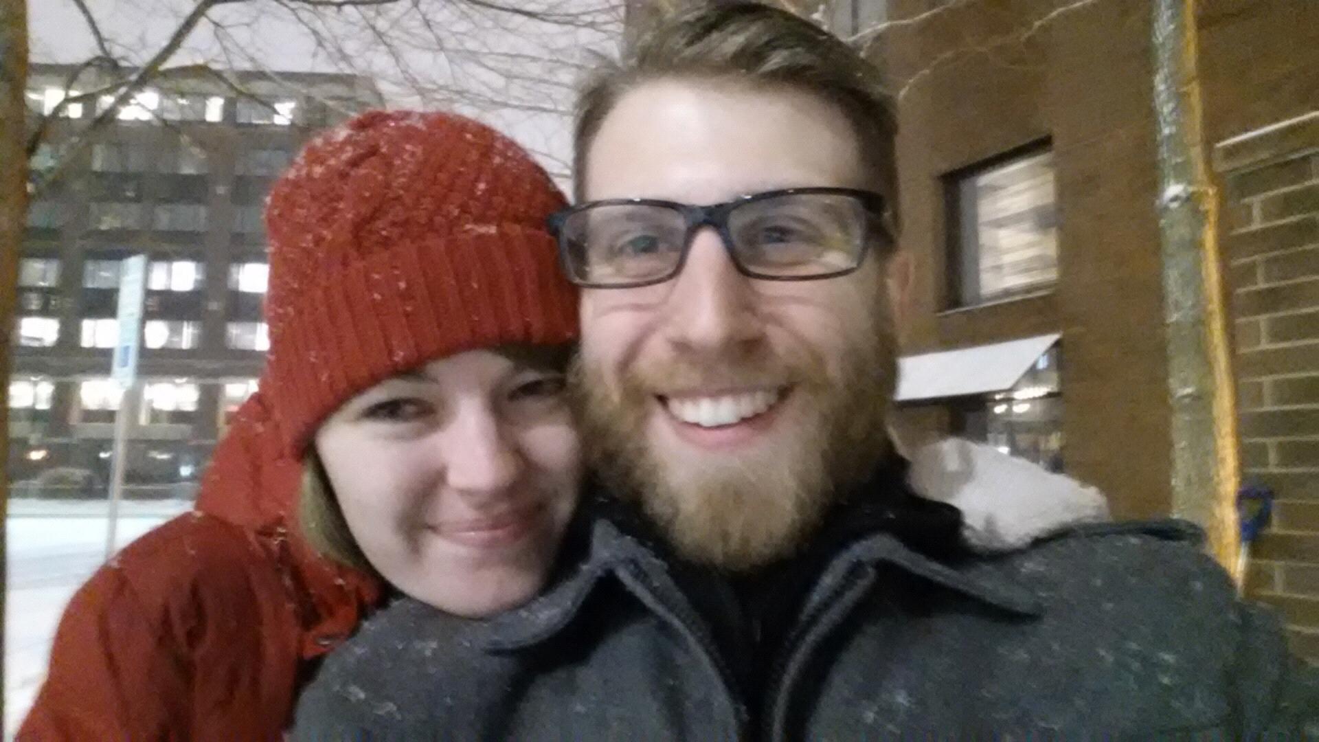 This was taken right after we said "I love you" and is one of our favorite photos.