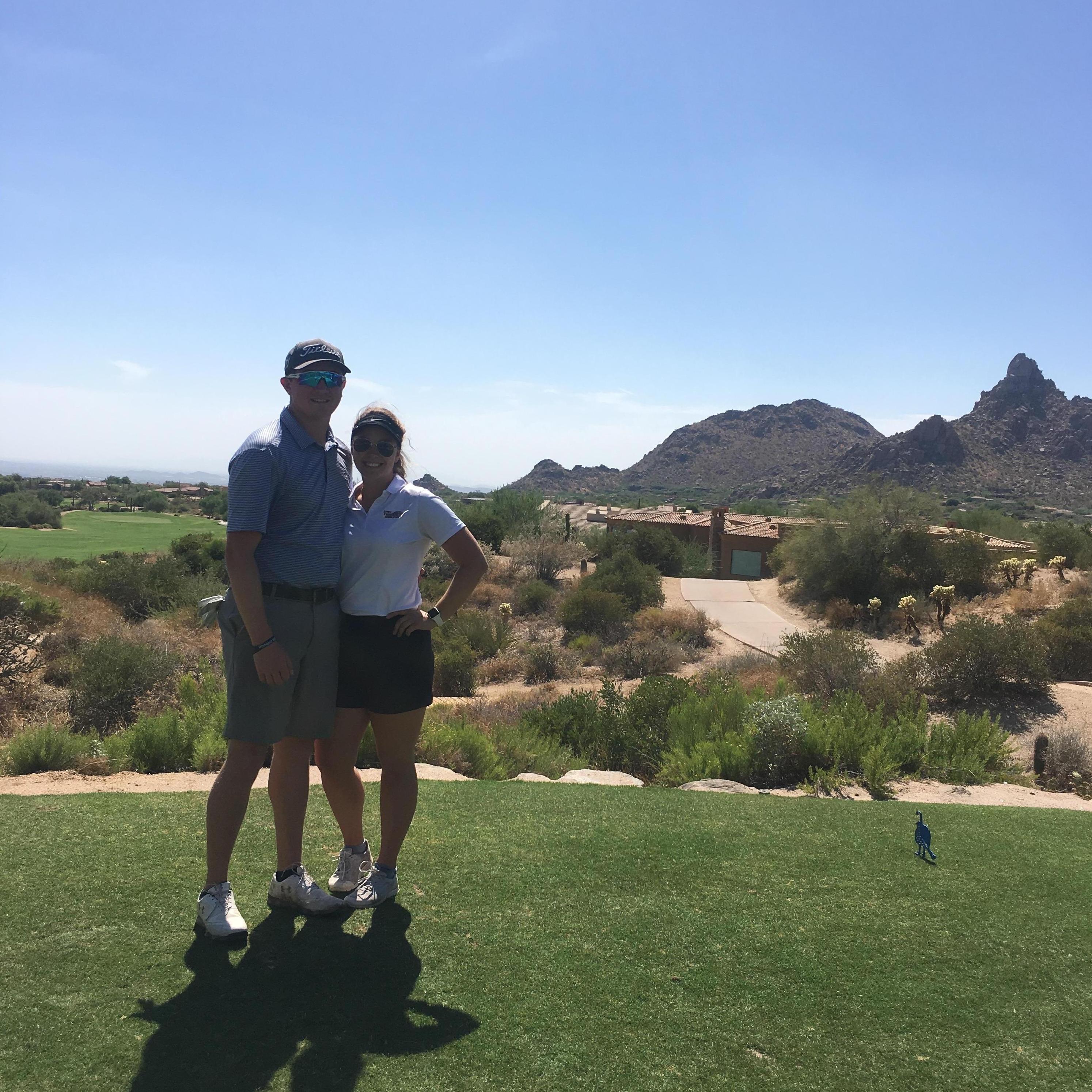 Lowell's first visit with the Warners in Arizona