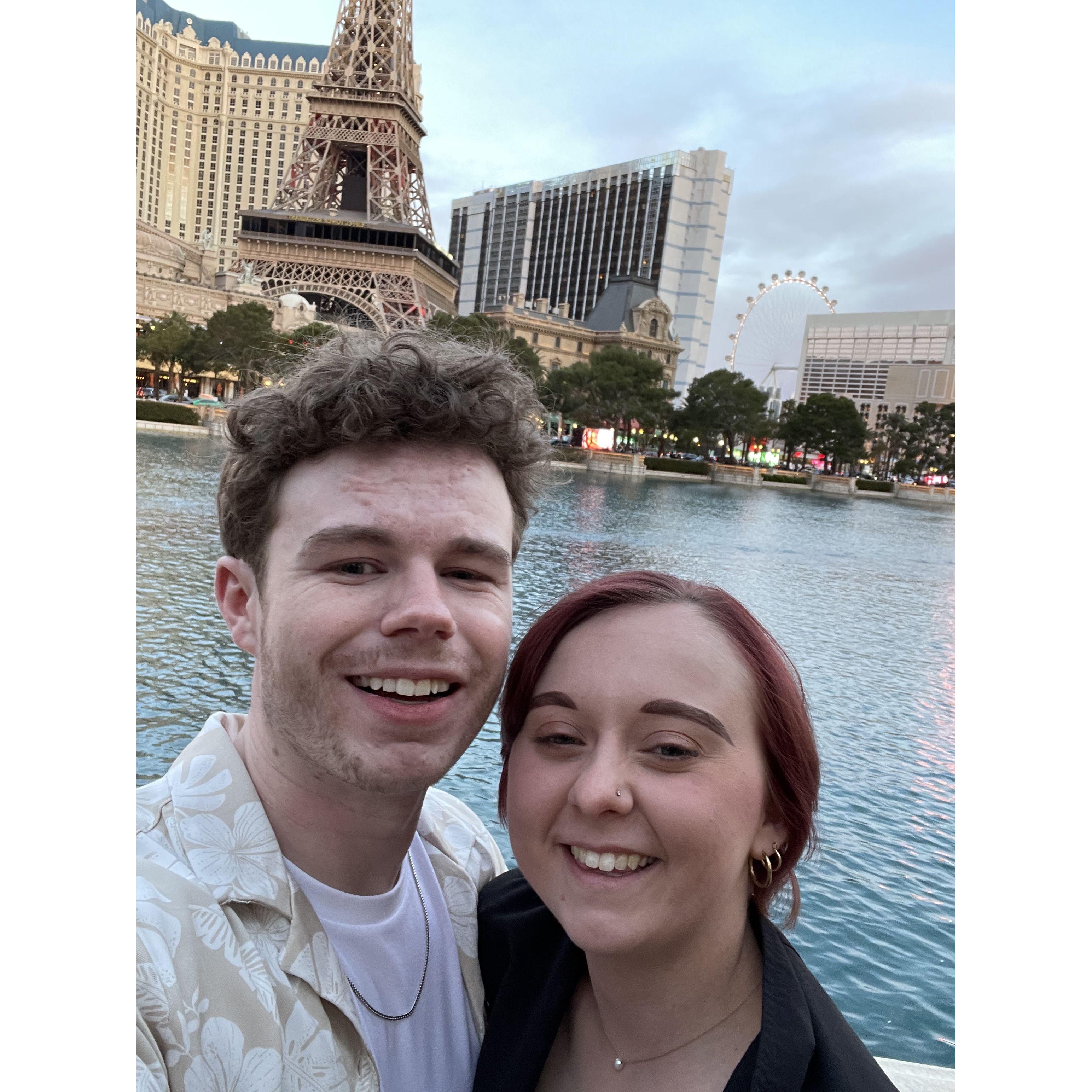 Our first trip—roadtripping to Vegas for Zach’s 23rd birthday! We hit Moab, Vegas, and Santa Fe along the way! 🚗🎉