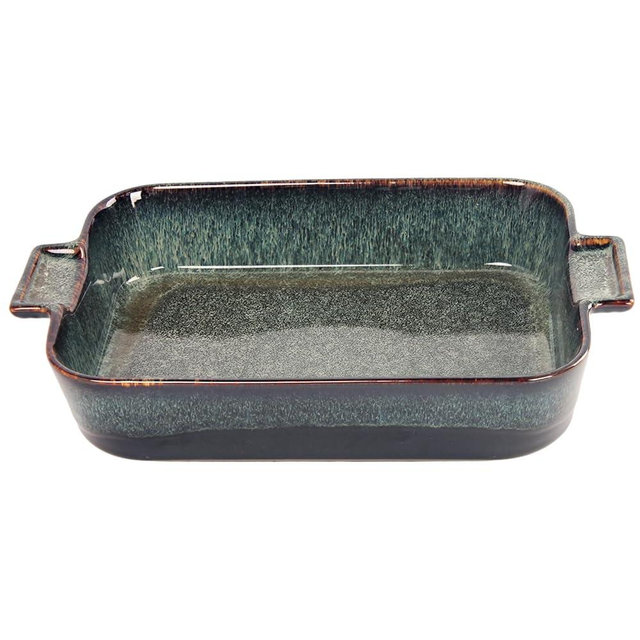 LIUYWYHCF Ceramic Casserole Baking Dish 2.5 Quarts, for Baking Dish Lasagna Pans, Oven Safe Durable Bakeware for Kitchen Home Decor, Banquet and Dinner,Rectangular 1 pcs 12 x 8.5 Inch