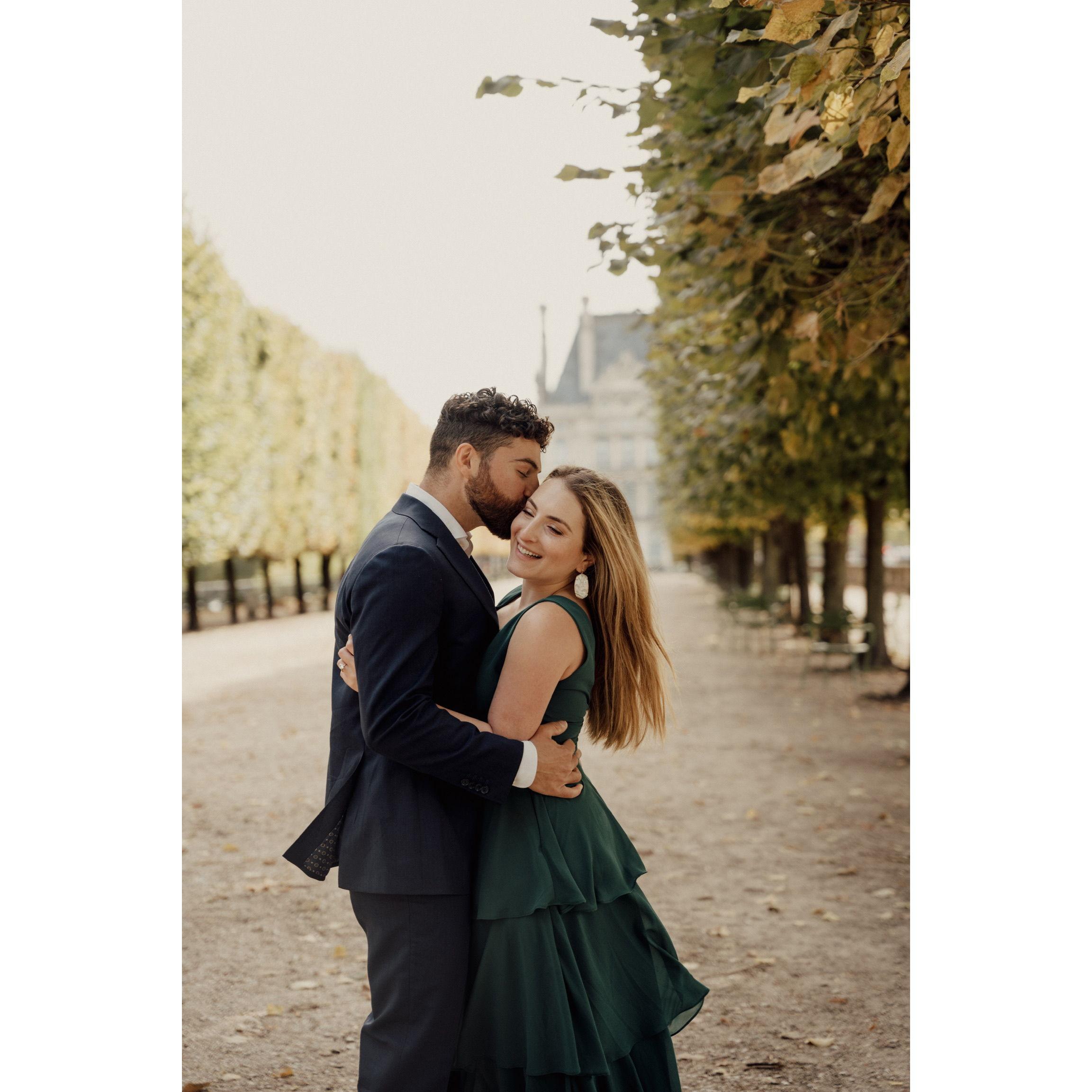 Our engagement photoshoot (Paris, France)