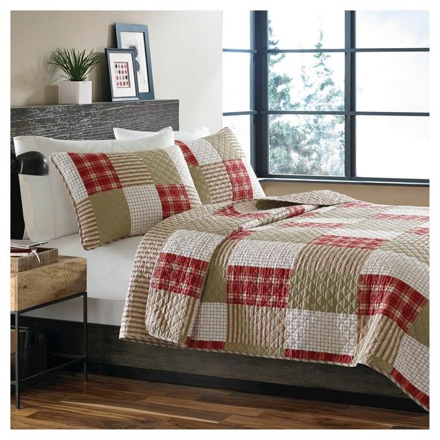 Camano Island Quilt Mini Set Full/Queen Red - Eddie Bauer#174;