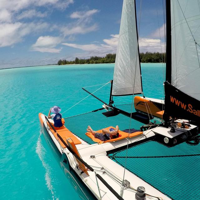 Sailing in Bora Bora
