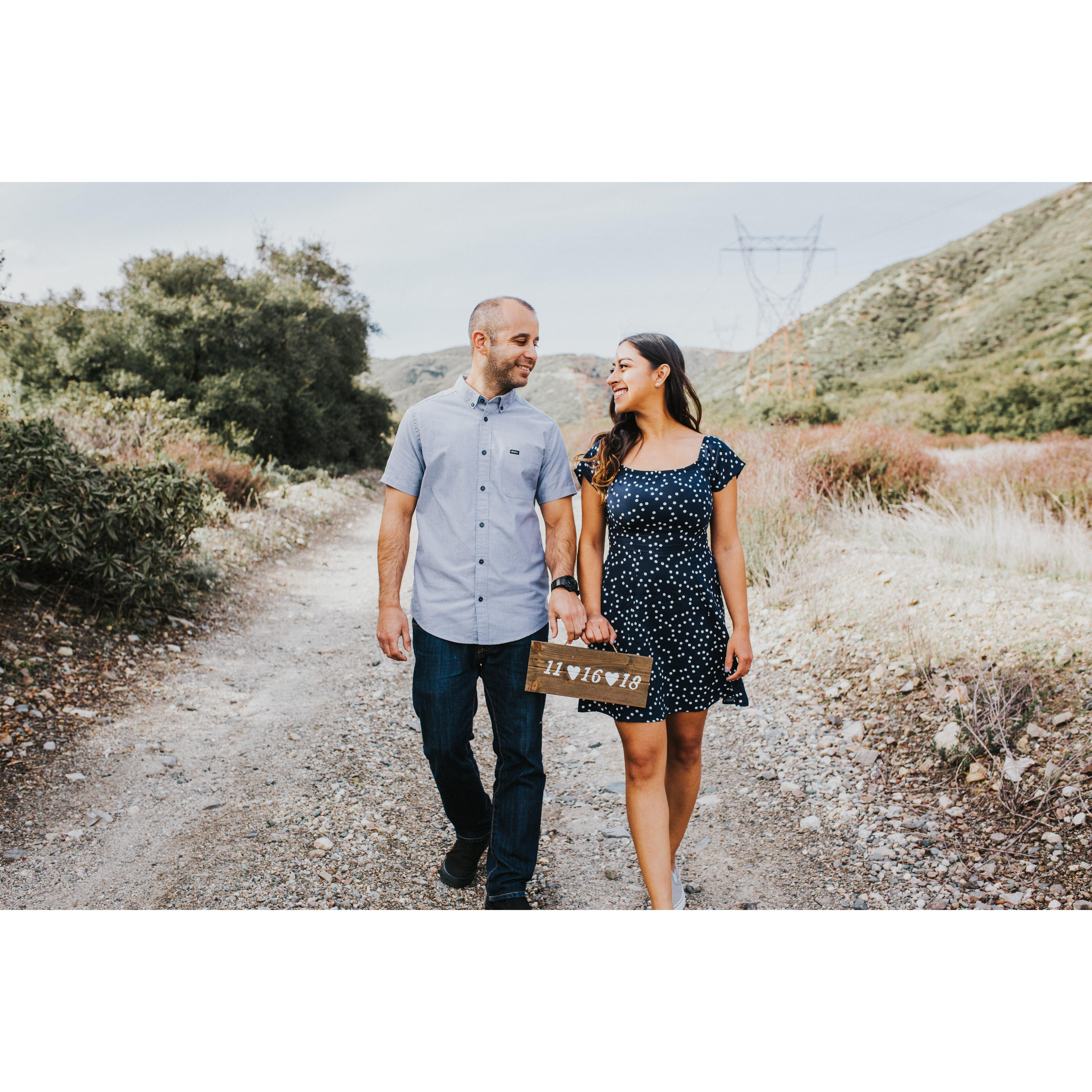 Our fun engagement photo session!