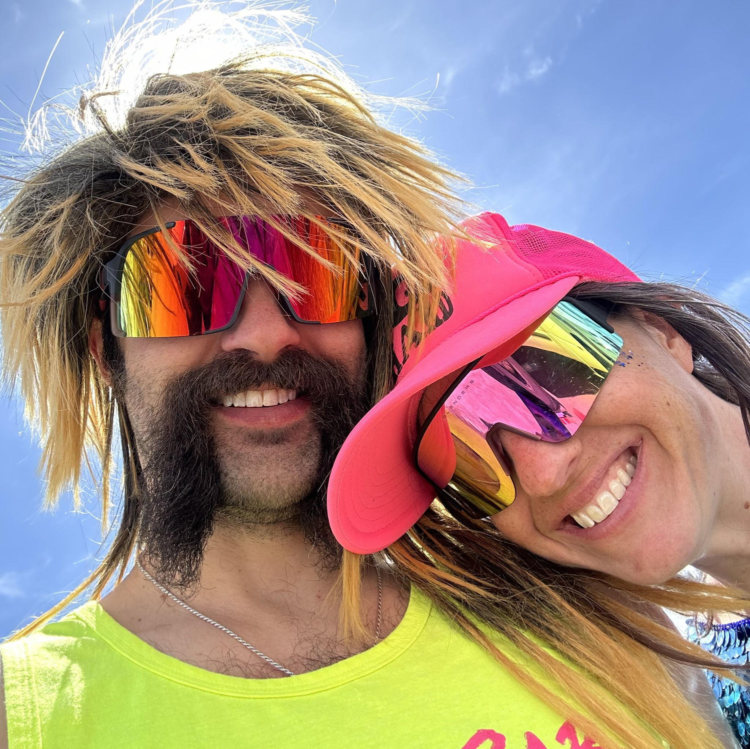 No pressure, but we will 100p be wearing our wigs for closing day! This was from Frank's a couple years ago.