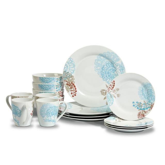 Tabletops Gallery® Emma 16-Piece Dinnerware Set