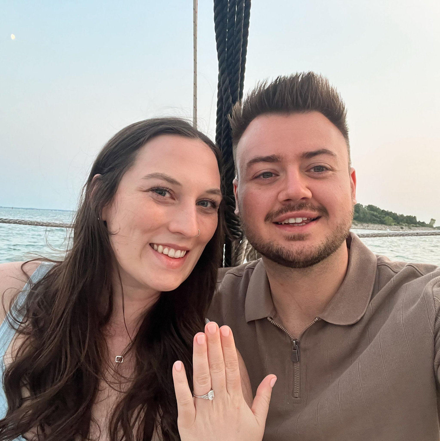 the day we got engaged! August 2025