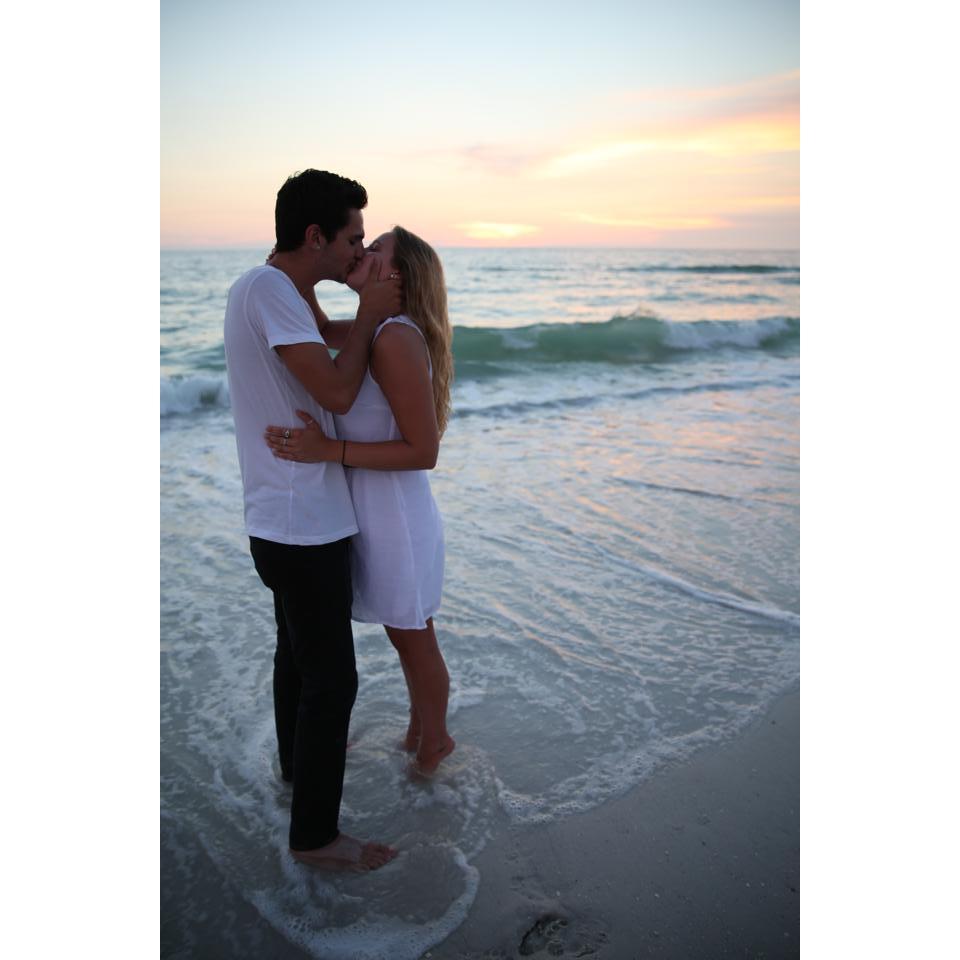 When we lived in Clearwater for two months. We fell in love with the ocean.. and each other.