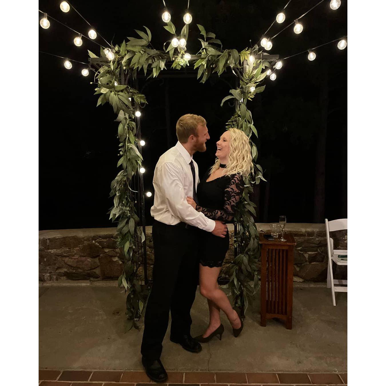 Our first wedding together!