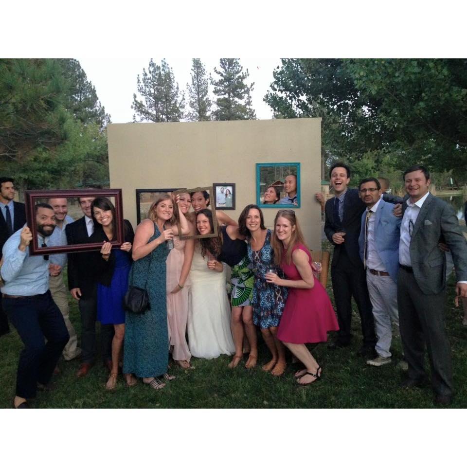 At Mel & Chad's wedding!