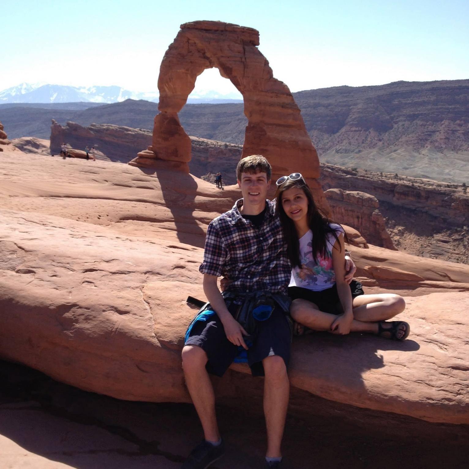 March 2014. Lily and Matt road-tripped to Vegas and Moab!