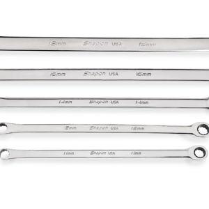 5 pc 12-Point Metric Flank Drive® High-Performance Ratcheting Box Wrench Set (11, 12, 14, 16 and 18 mm)