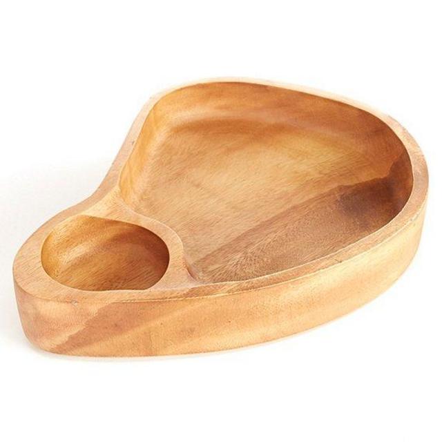 Southern LivingAcacia Wood Kidney Shape Chip N Dip