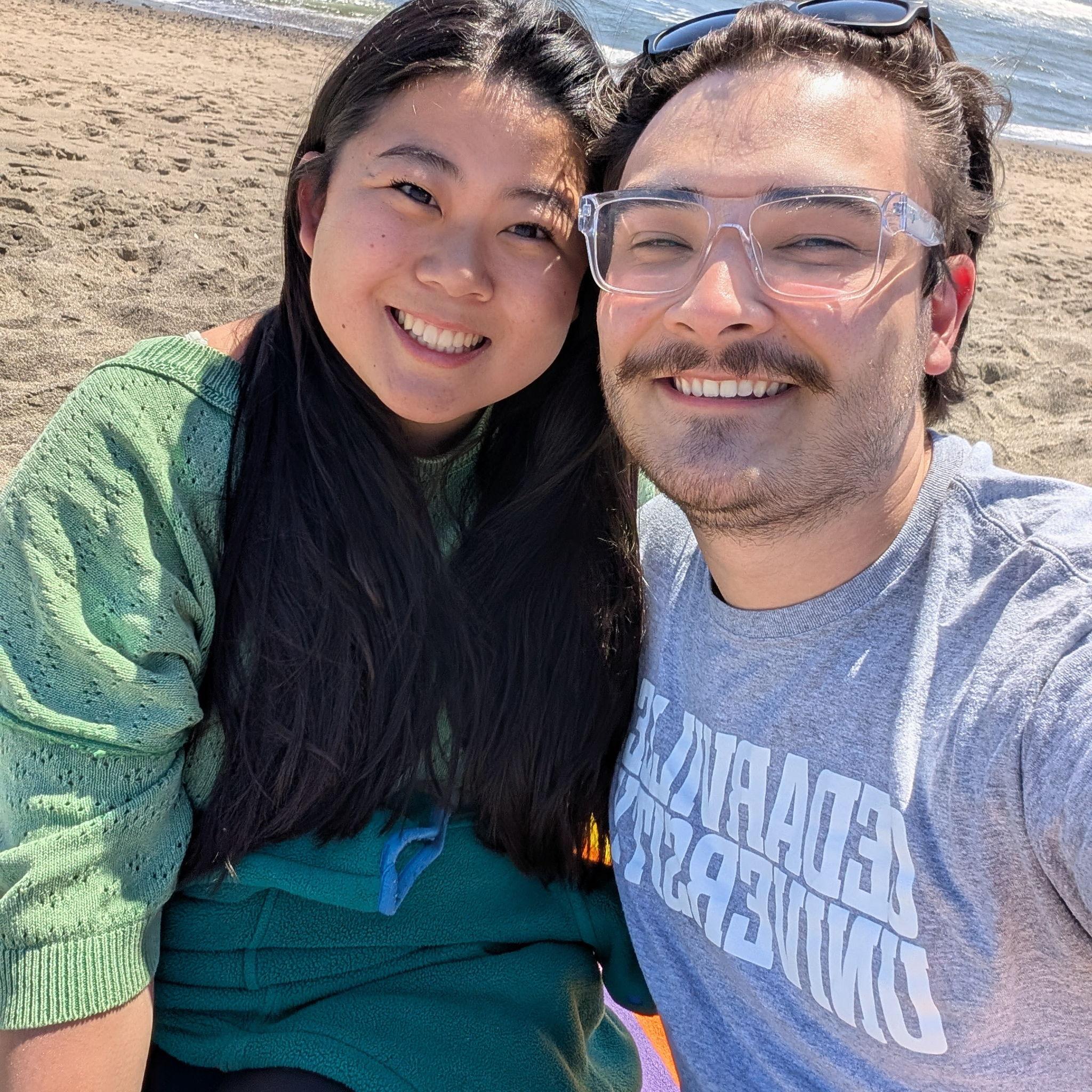 Minutes before falling asleep on the beach and getting gnarly sunburns