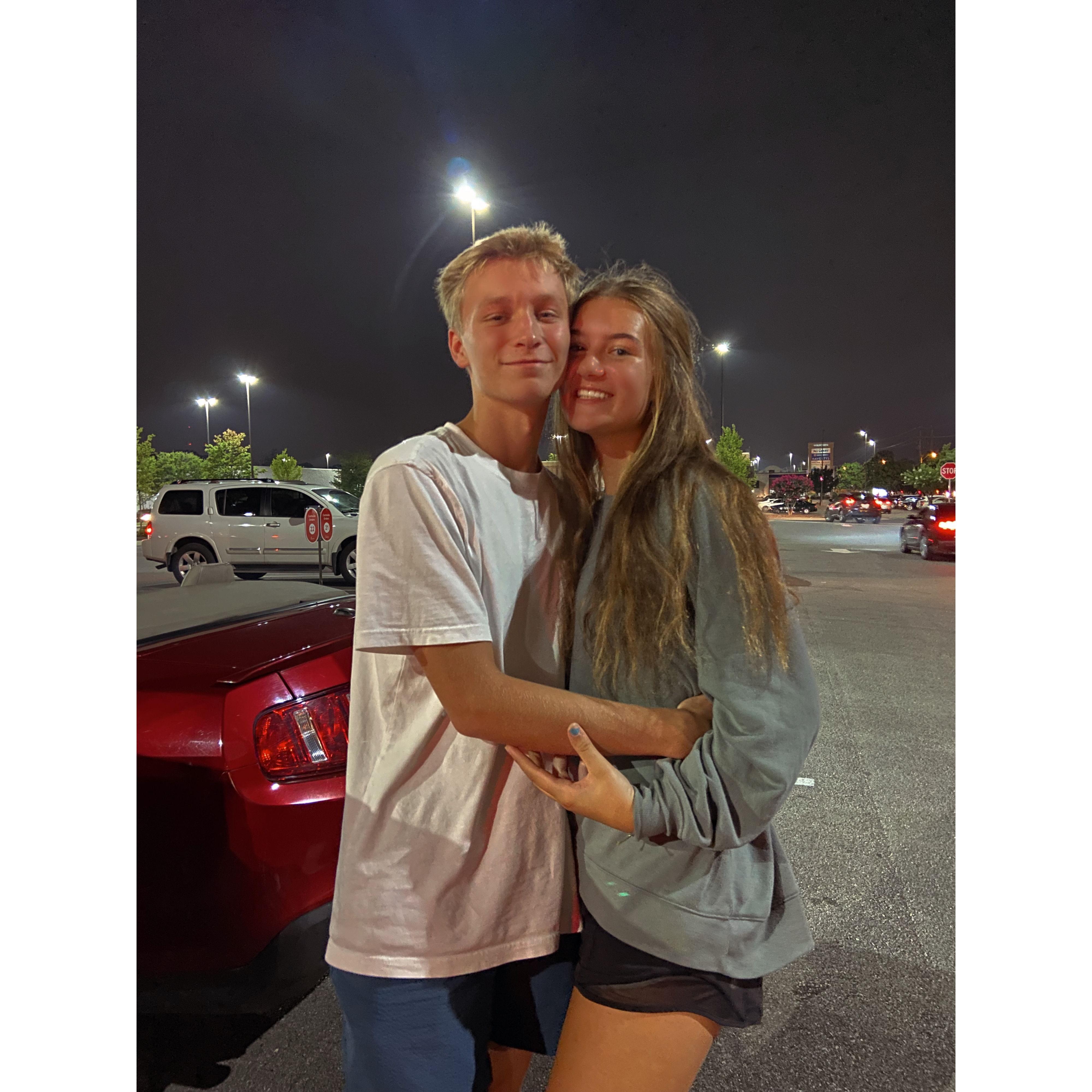 This was the night we first told each other we loved each other, but also the last time we would see each other for a year.