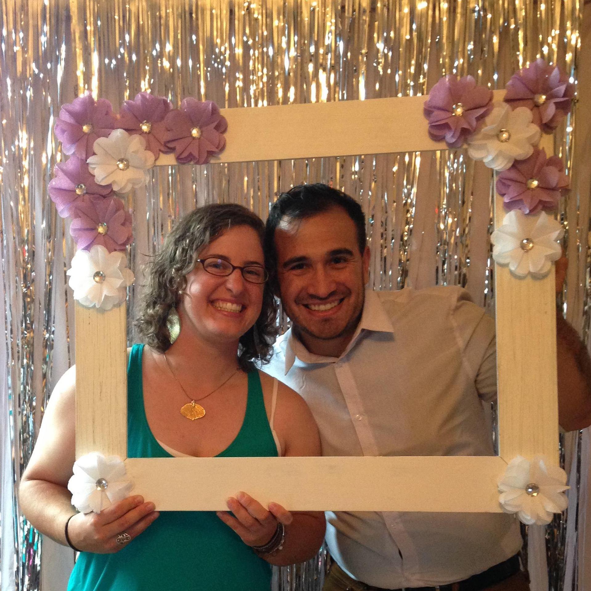 Celebrating a friend's wedding, September 2017