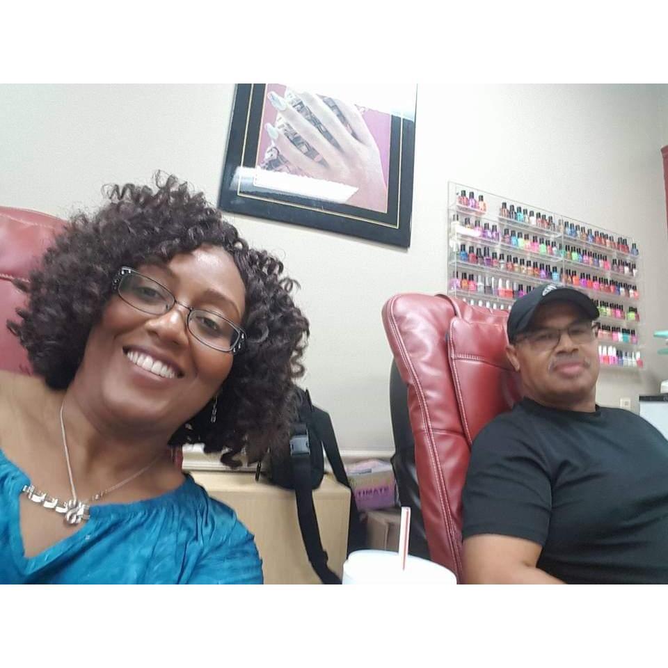 His and her mani pedis