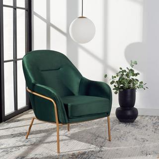 Eleazer Velvet Accent Chair