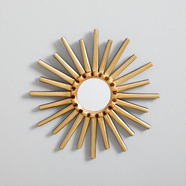 Peruvian Wall Mirror, 12" Starburst