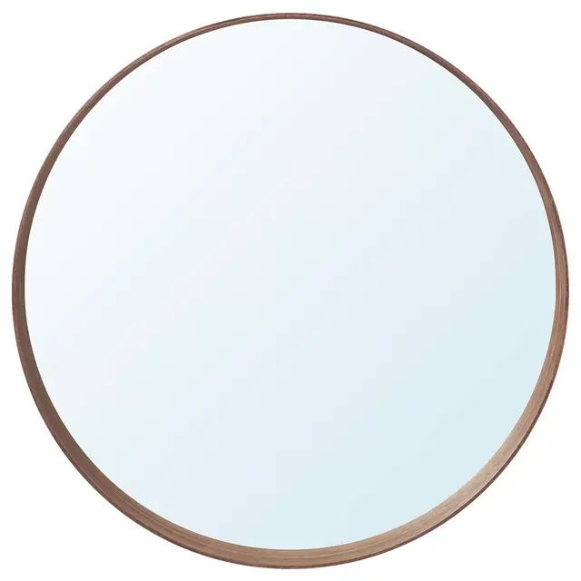 STOCKHOLM Mirror, walnut veneer 31 1/2 "