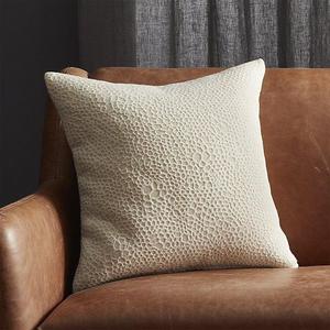 18" Scatter White Textured Pillow