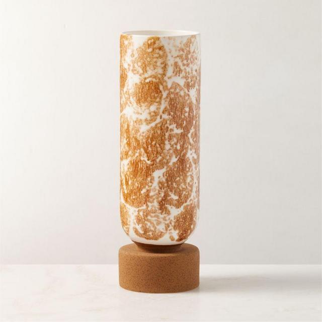Descanso Brown and White Vase