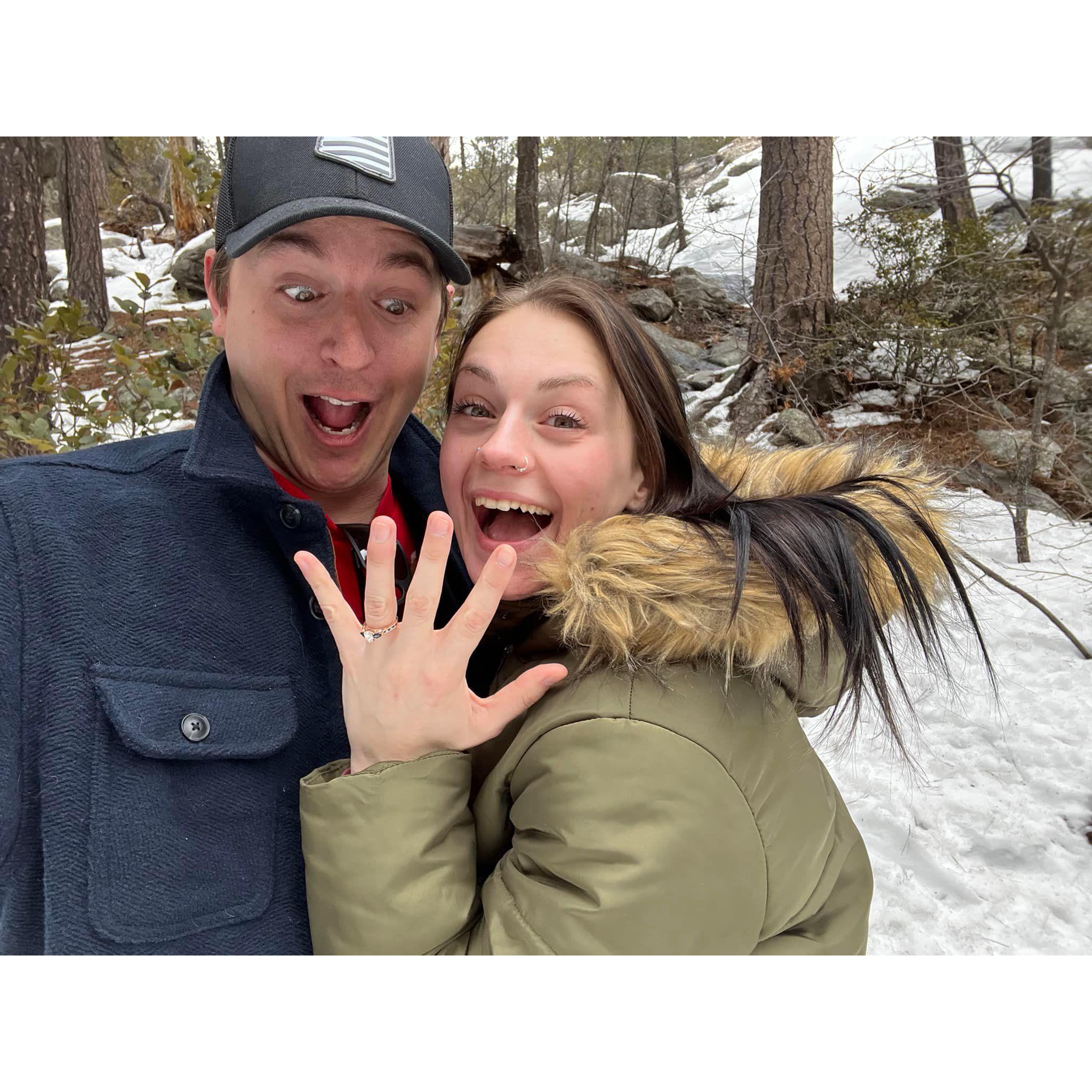 She said yes!!