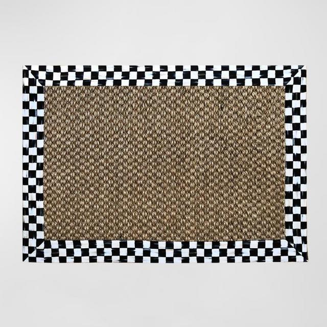 MacKenzie-Childs Chunky Sisal Rug Courtly Check