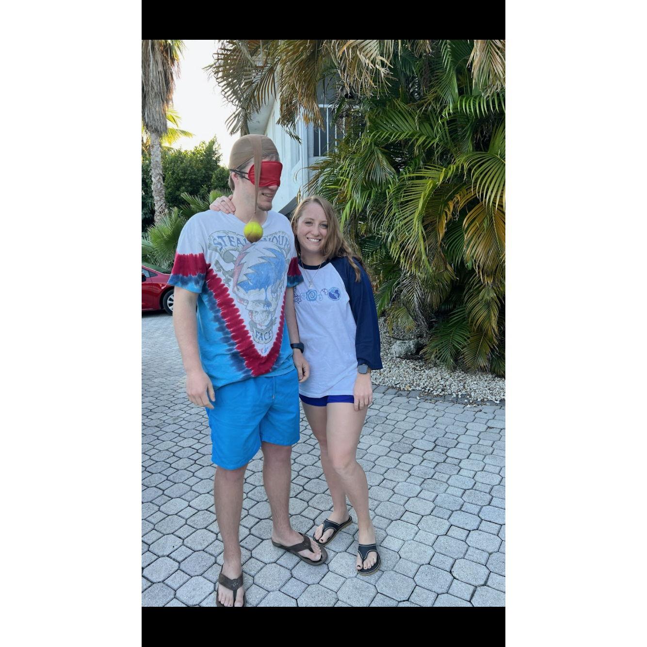 Playing games with the family at Thanksgiving 2021