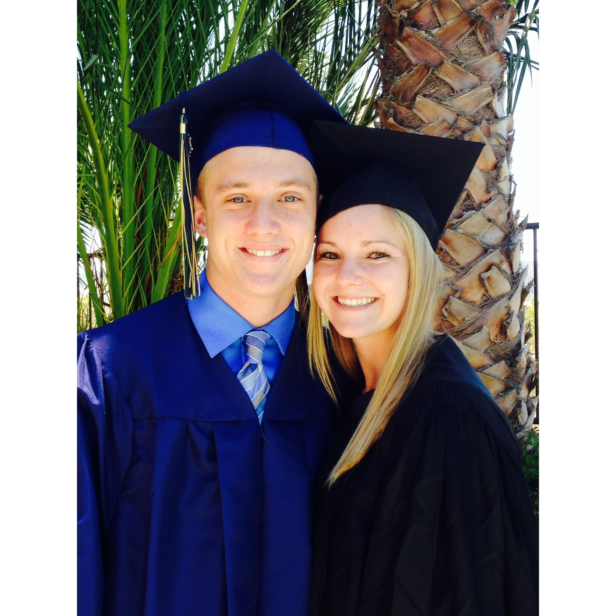 High school graduates!... but from different schools