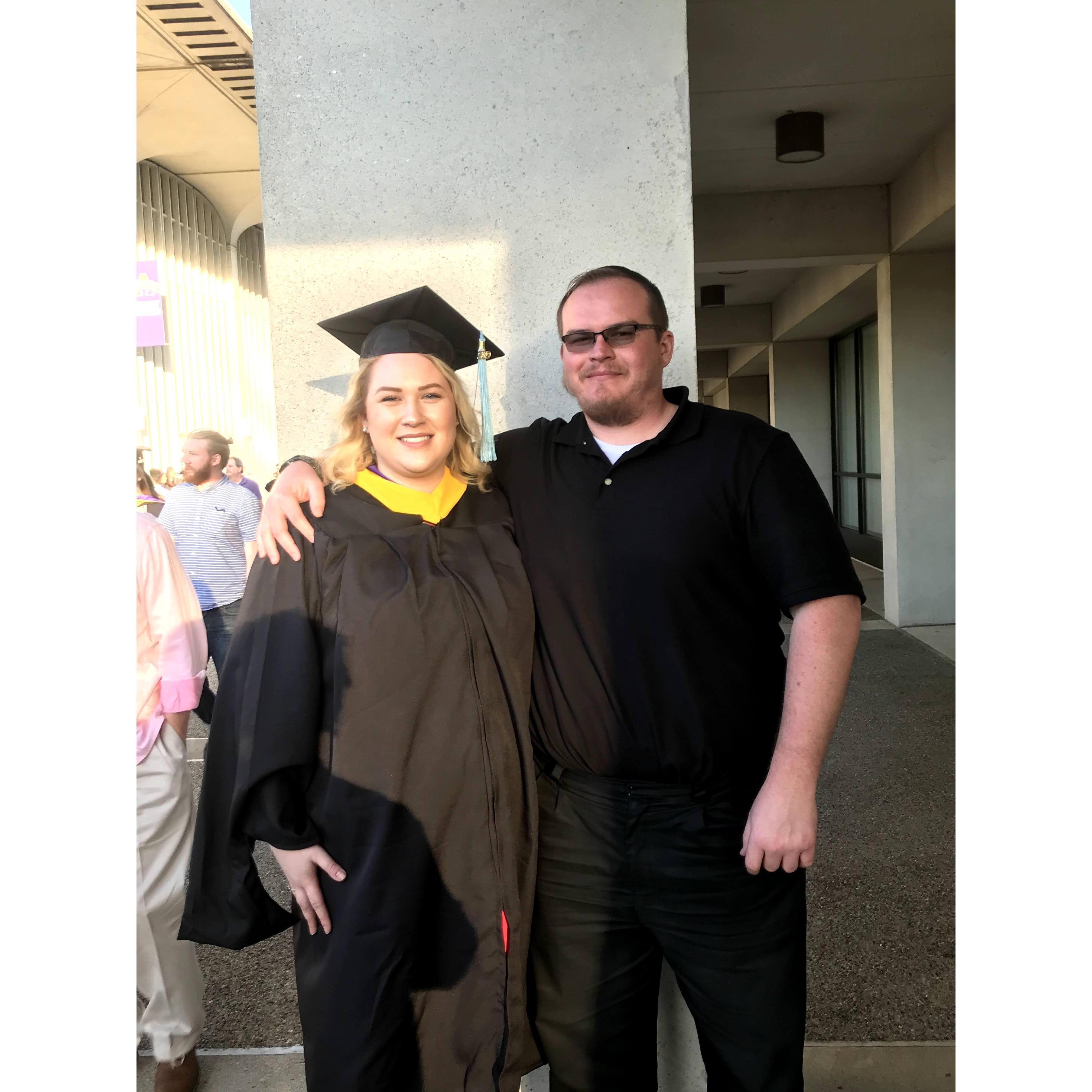 Sarah’s graduation for her Masters!