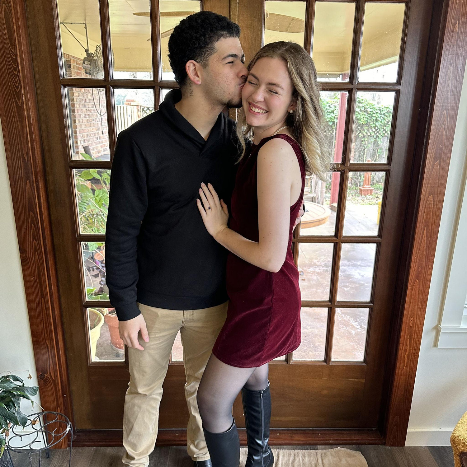 First Christmas as Fiances!
