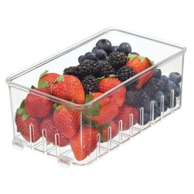 InterDesign® Fridge Binz Clear Stackable Berry Basket