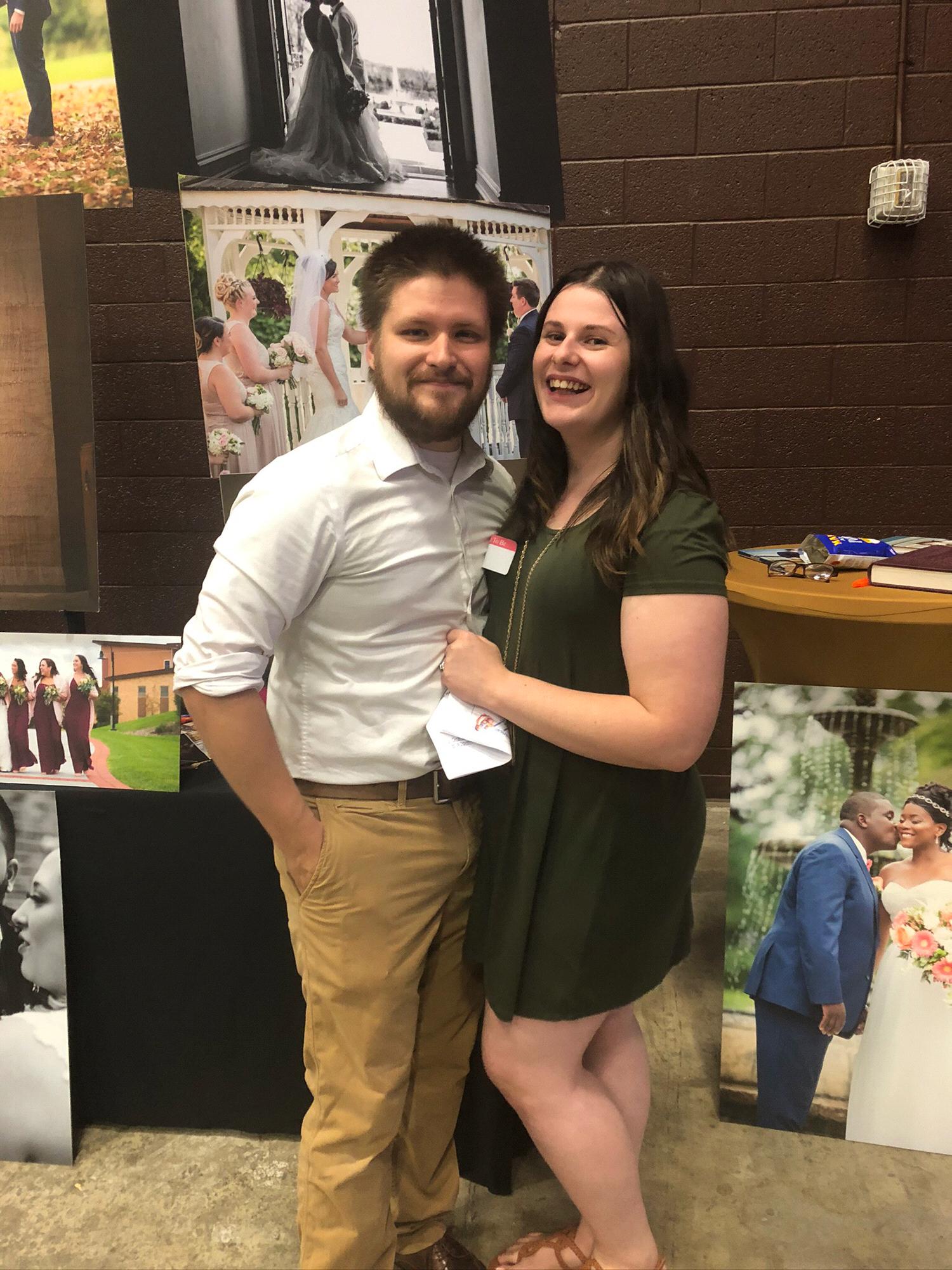 Bridal show featuring Wayne needing a haircut!