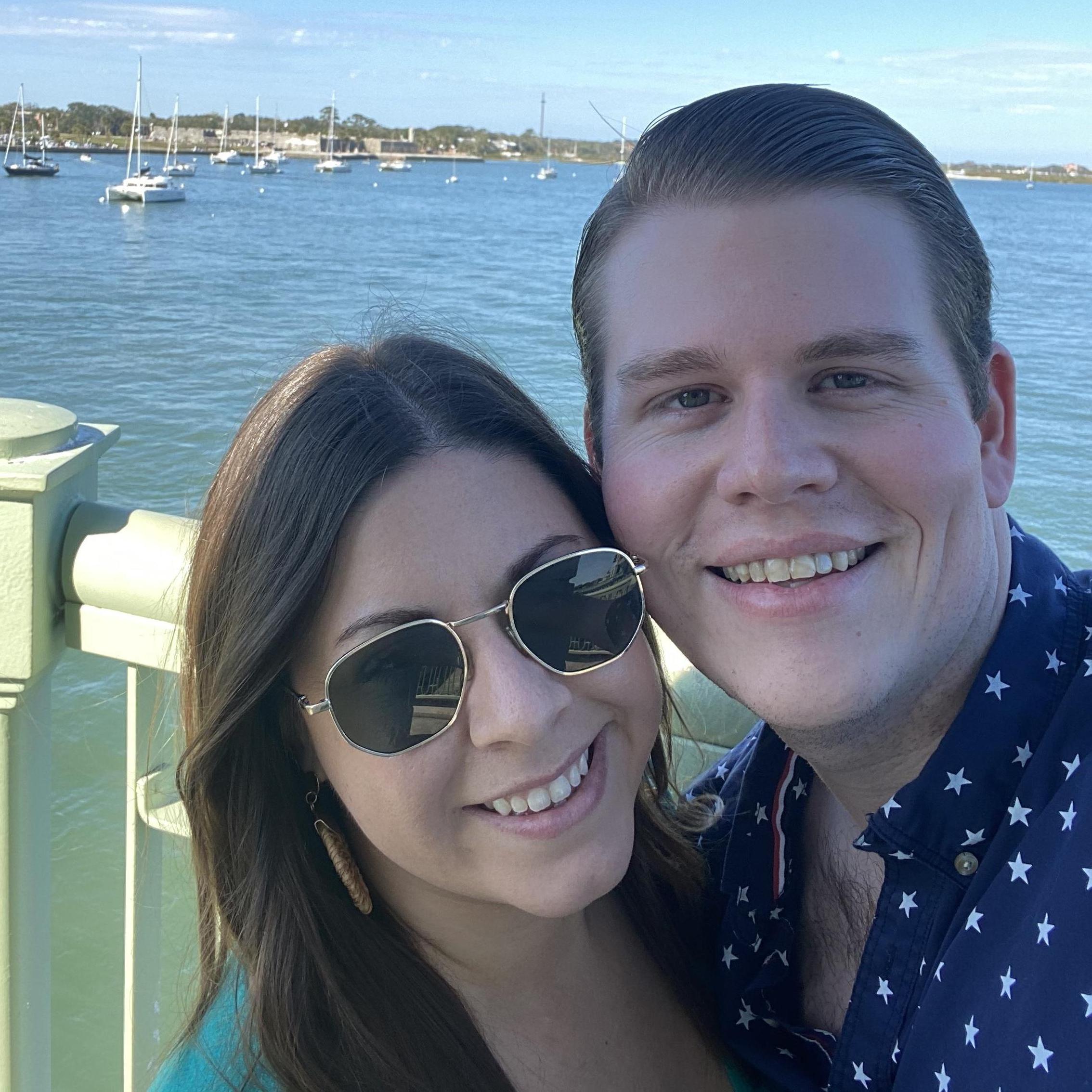 Our first trip together to St. Augustine to celebrate Greg's 31st Birthday.