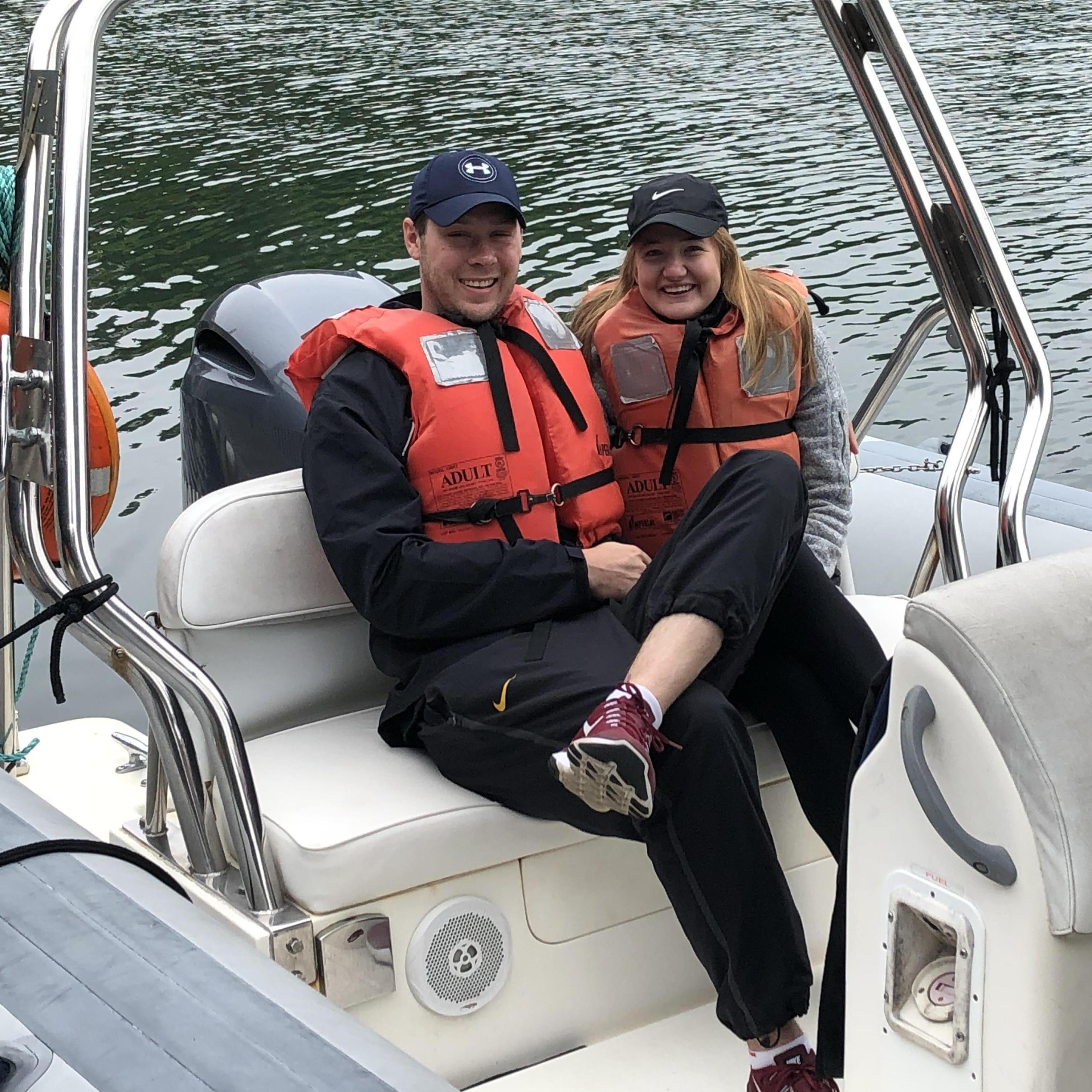 Prepping to whale watch in Depoe Bay, OR. We got fluked!