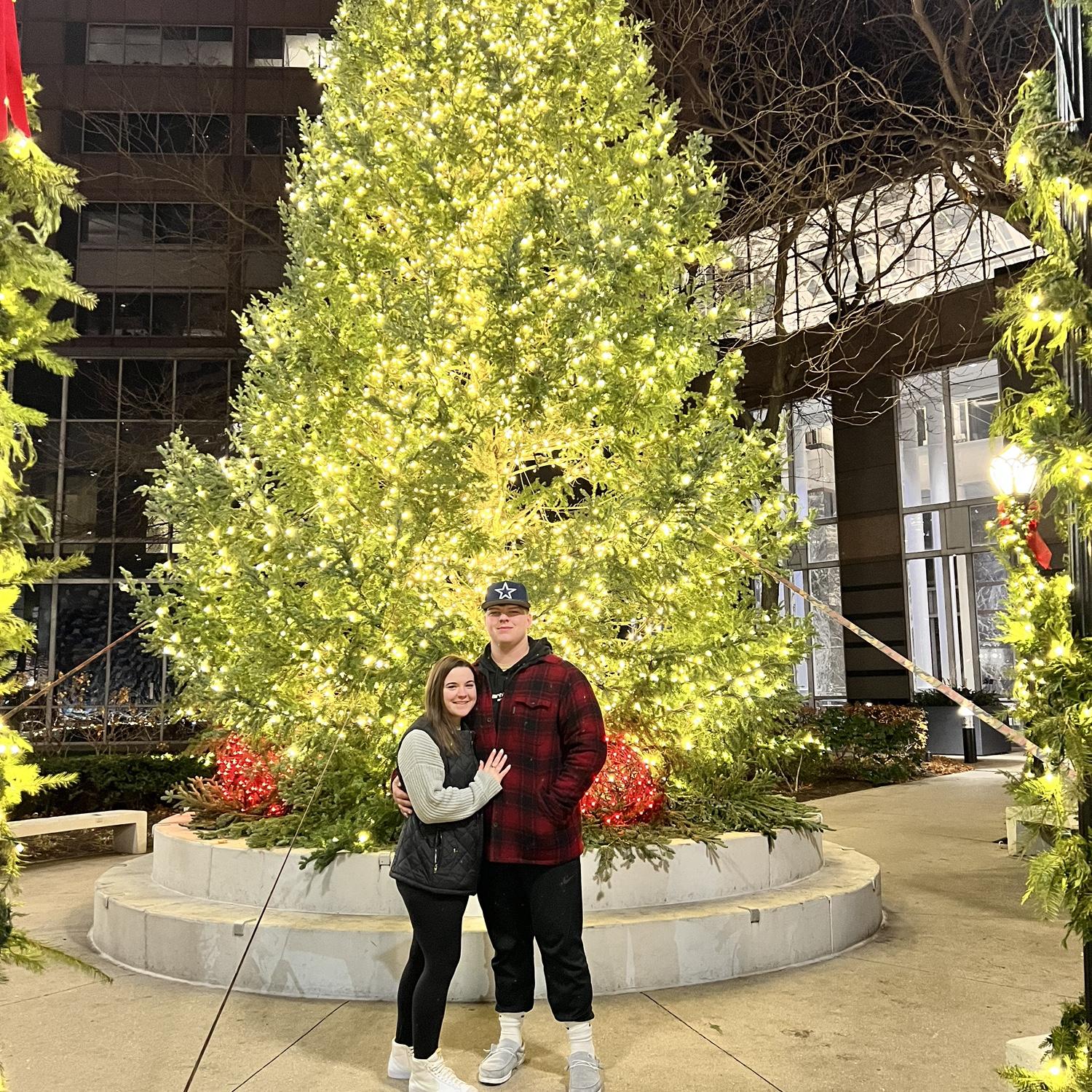 Our first ever trip together! We went to Chicago with two of our good friends!