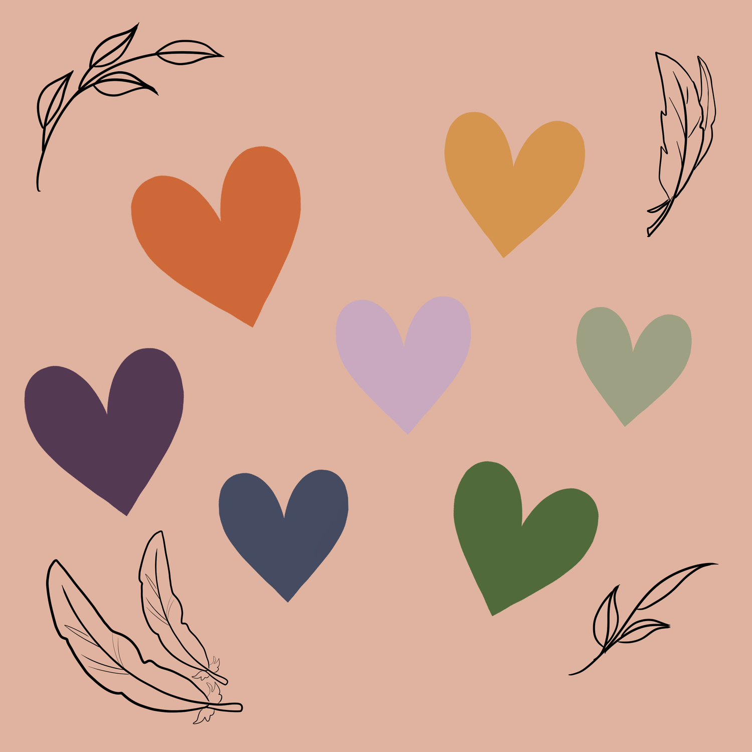 The color palette for our wedding!