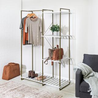 Square Tube Open Wardrobe