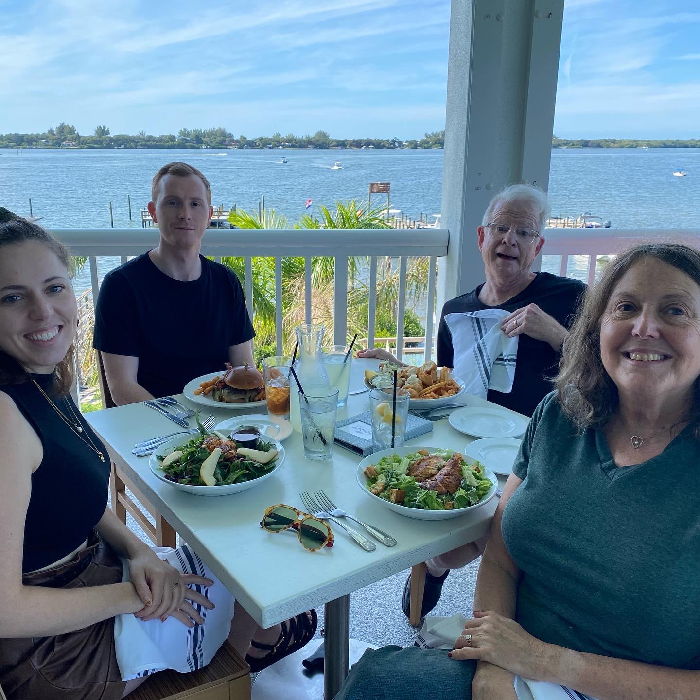 Mads and Camilla visiting Camilla's parents in Florida this November