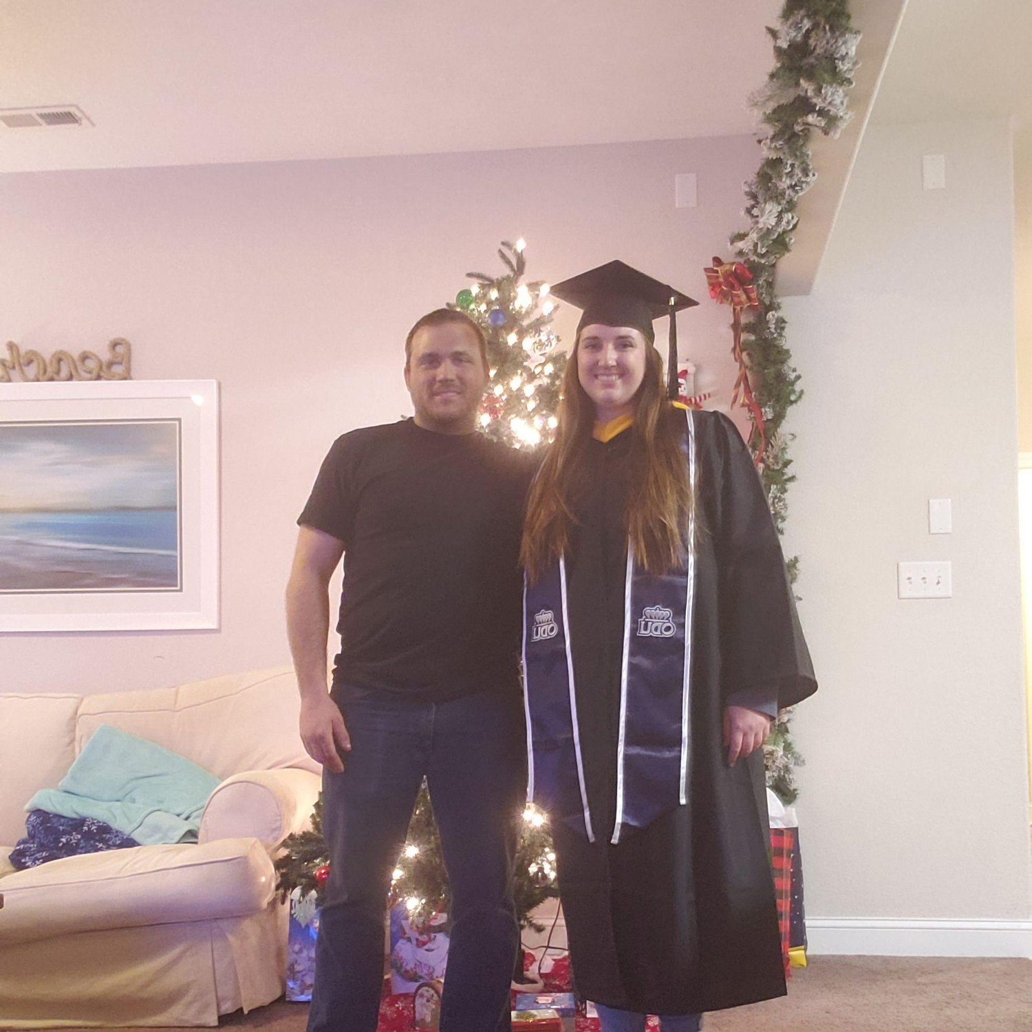 Lauren's college graduation 2020