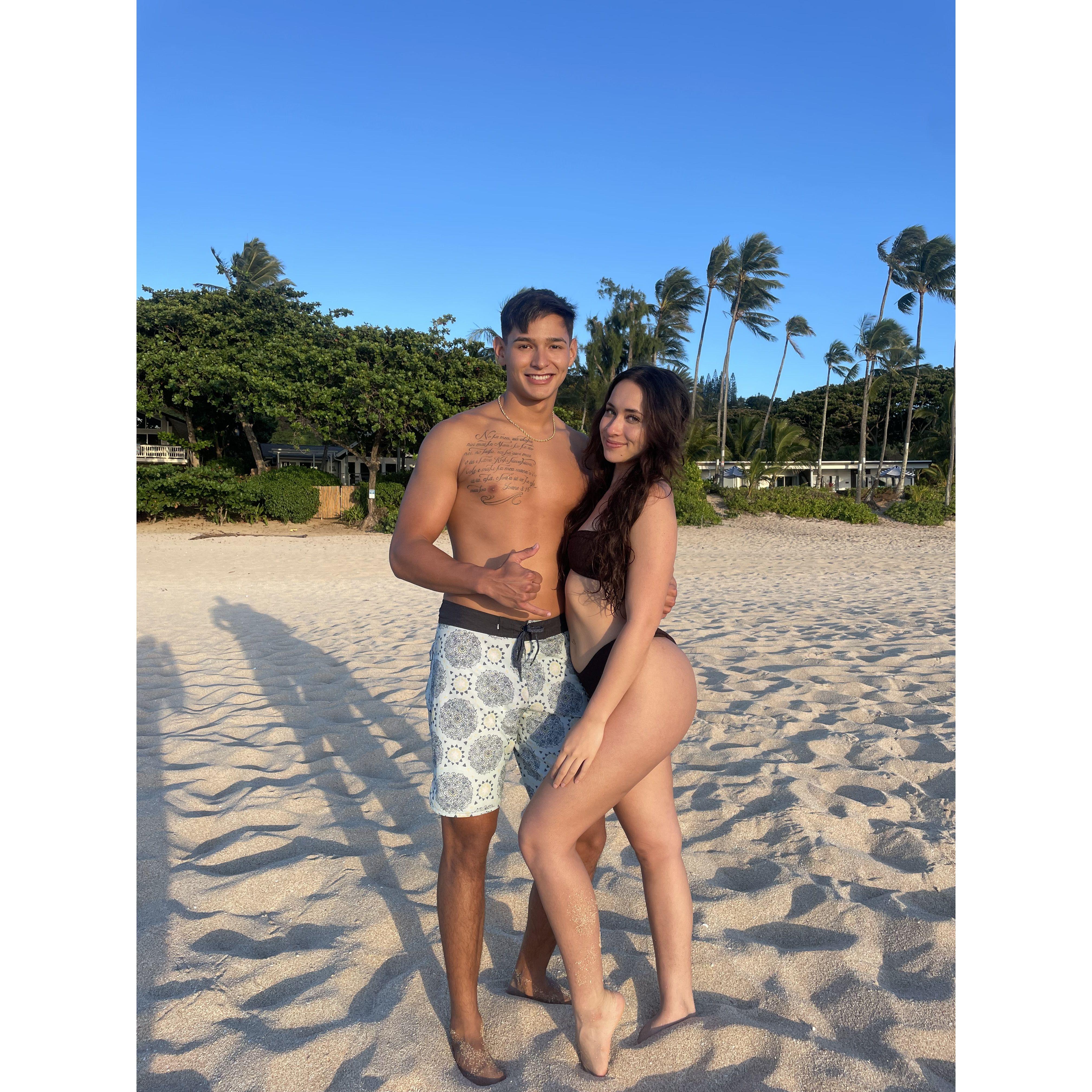 One our our favorite beach days together