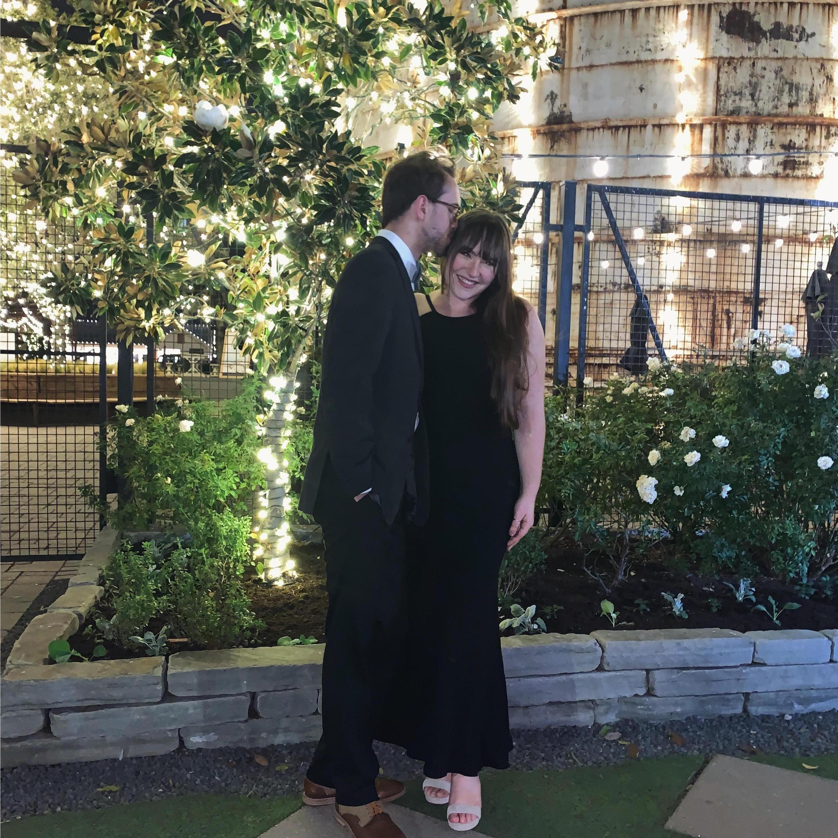 This is another peak *Waco & Baylor* picture, as we took these pictures at the Magnolia Silos for our senior year formal!