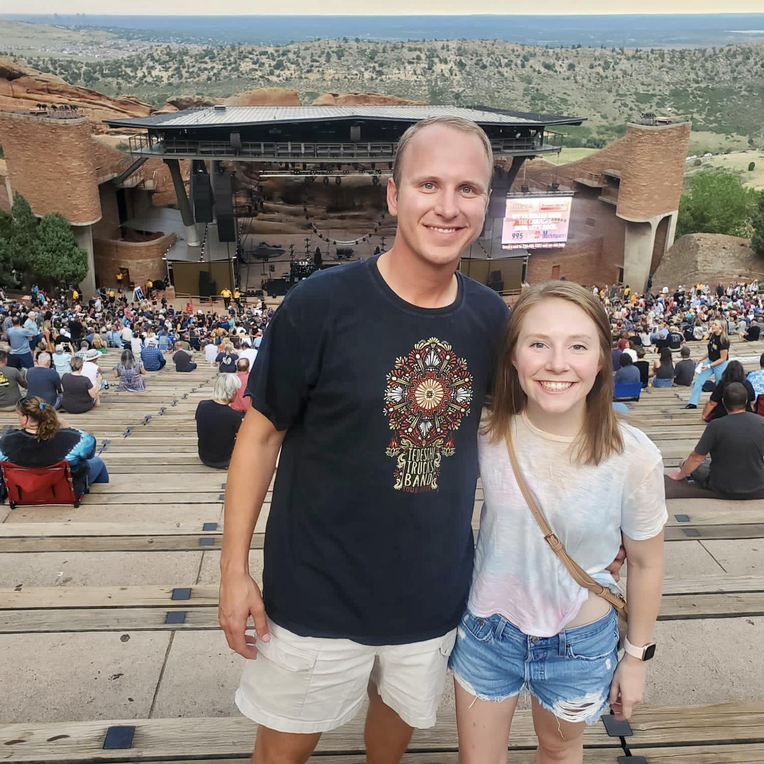 Our first Red Rock's Concert together