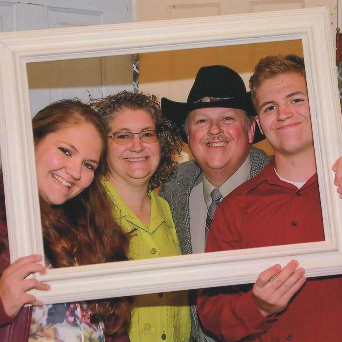 The Russell Family: Racheal, Charlotte, Ray, and John