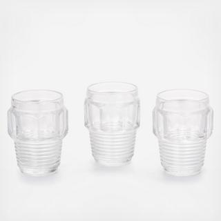 Machine Drinking Glass, Set of 3