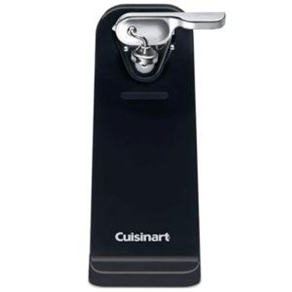 Cuisinart Can Opener with One-Touch Operation, Electric Can Opener for Kitchen Including Magnetic Lid Holder, Automatic Can Opener with Easy Clean Design and Nonslip Base, Black, CCO-50BKN