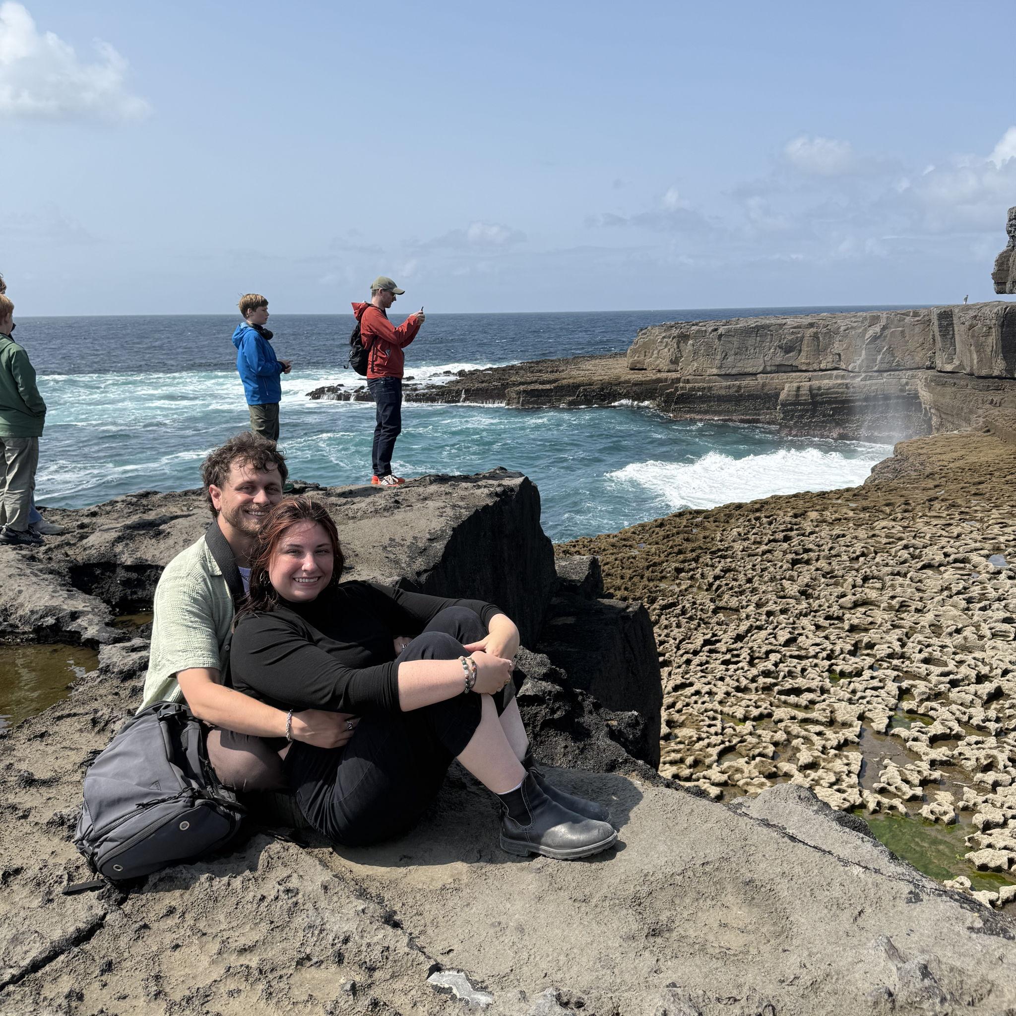 at the Wormhole on the Aran Islands
