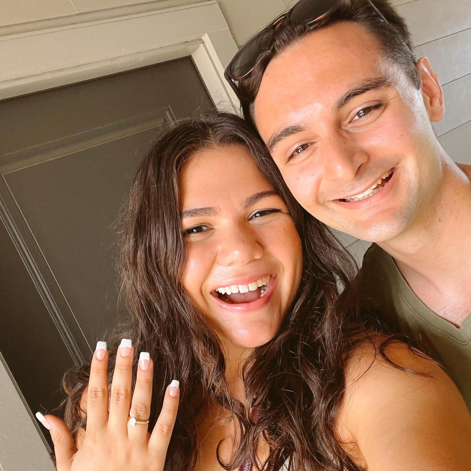This photo was taken right after Francis proposed to Amanda in Austin, Texas on August 1st, 2021! Read the story of how Francis proposed on our Home page.