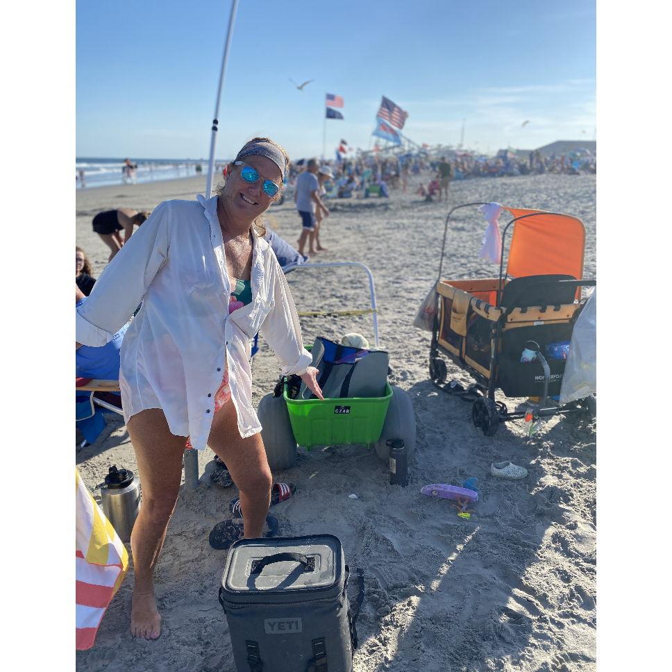 Lisa on 17th Street Beach